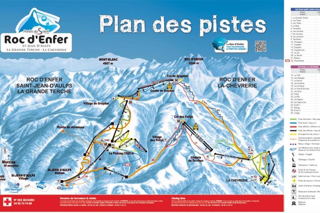 Le Pied Des Pistes A13, Joli Studio Tout Confort 4 Pers, Vue Vallee Imprenable, Draps Non Compris Saint-Jean-dʼAulps Kültér fotó