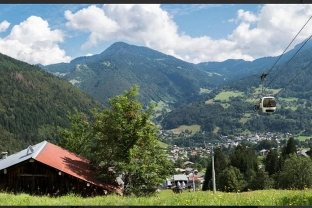Le Pied Des Pistes A13, Joli Studio Tout Confort 4 Pers, Vue Vallee Imprenable, Draps Non Compris Saint-Jean-dʼAulps Kültér fotó