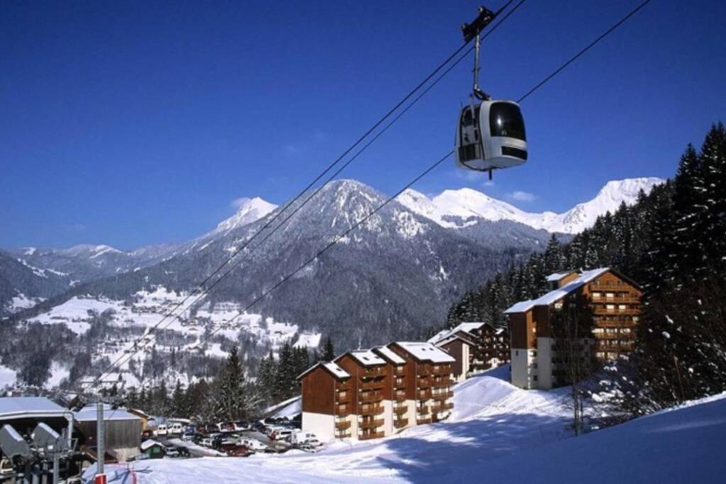 Le Pied Des Pistes A13, Joli Studio Tout Confort 4 Pers, Vue Vallee Imprenable, Draps Non Compris Saint-Jean-dʼAulps Kültér fotó