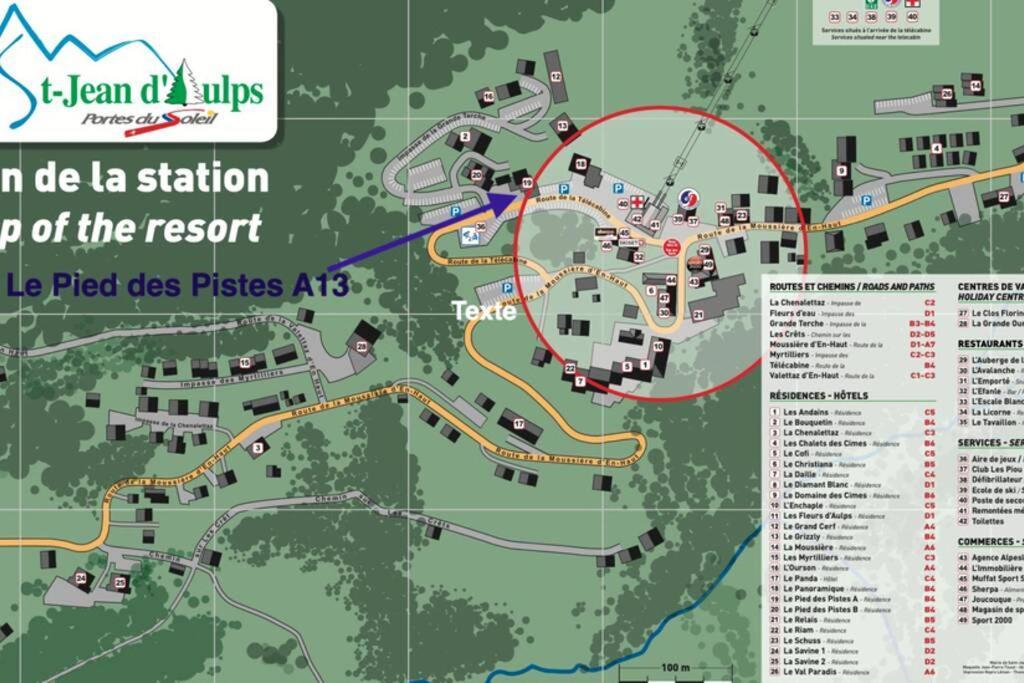 Le Pied Des Pistes A13, Joli Studio Tout Confort 4 Pers, Vue Vallee Imprenable, Draps Non Compris Saint-Jean-dʼAulps Kültér fotó