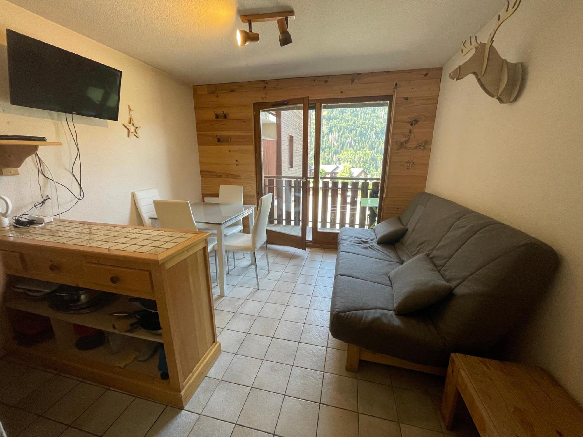 Le Pied Des Pistes A13, Joli Studio Tout Confort 4 Pers, Vue Vallee Imprenable, Draps Non Compris Saint-Jean-dʼAulps Kültér fotó